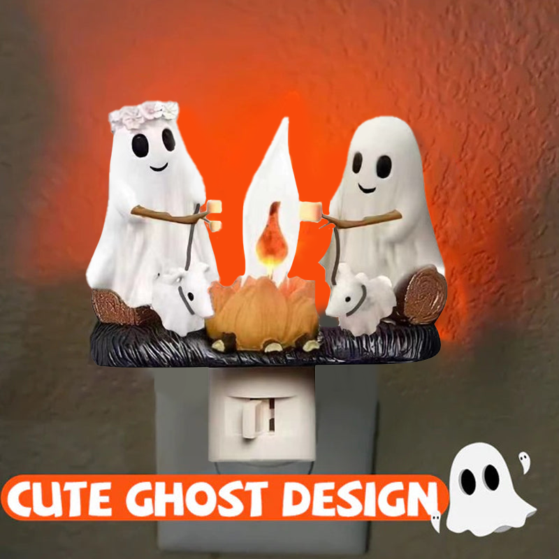 Flickering Ghost Campfire Night Light
