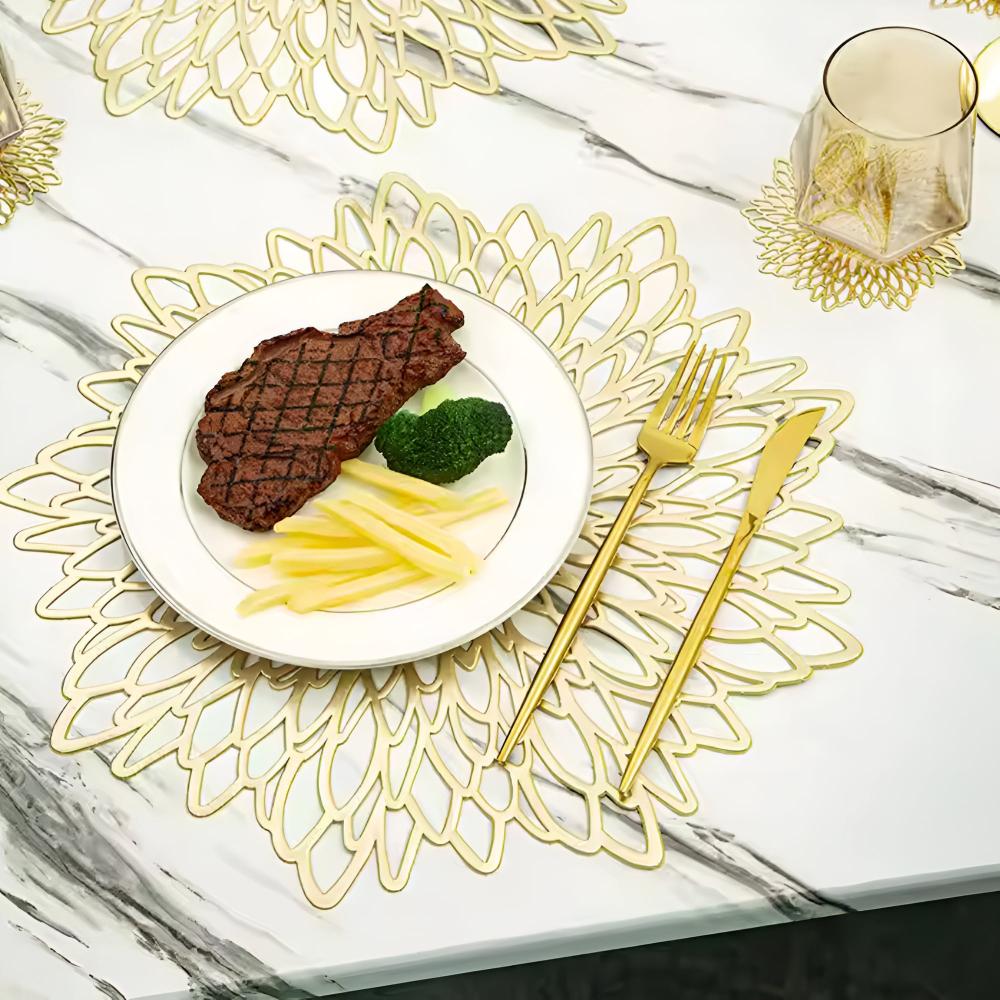 Chrysanthemum Floral Heat-Resistant Placemat