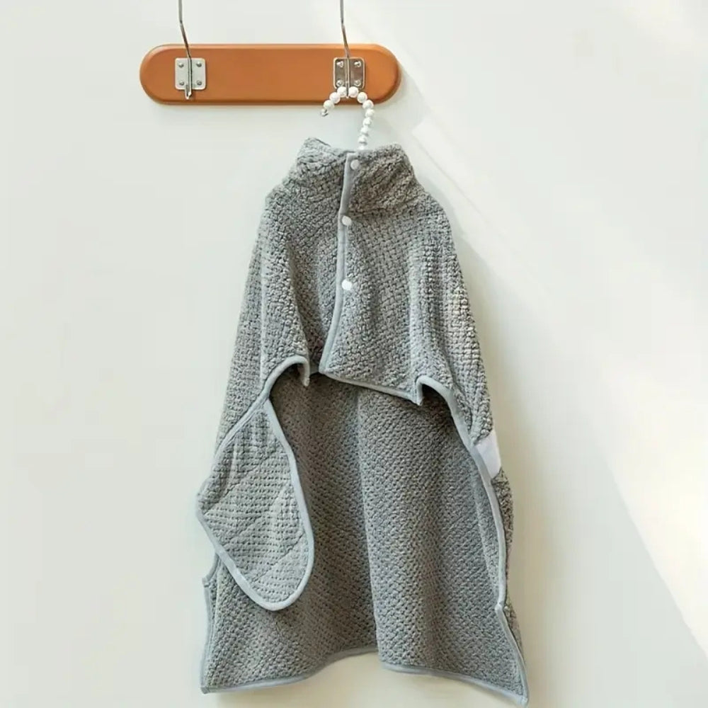 Super Absorbent Dog Drying Towel Robe