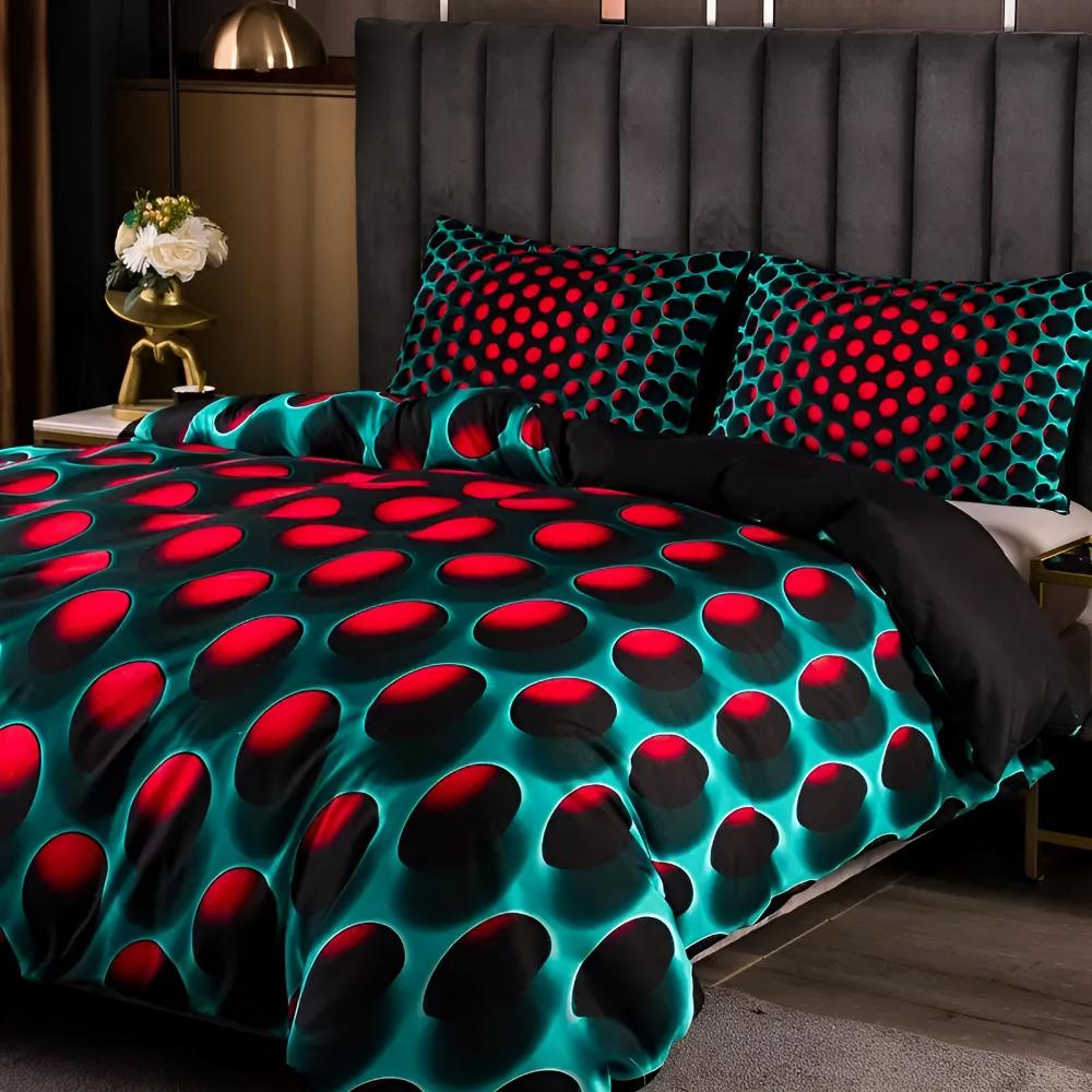 Cosmic Vortex 3D Duvet Cover Set with Pillowcases