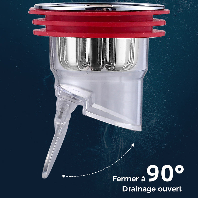Odor-Proof Floor Siphon Drain with Silicone Core