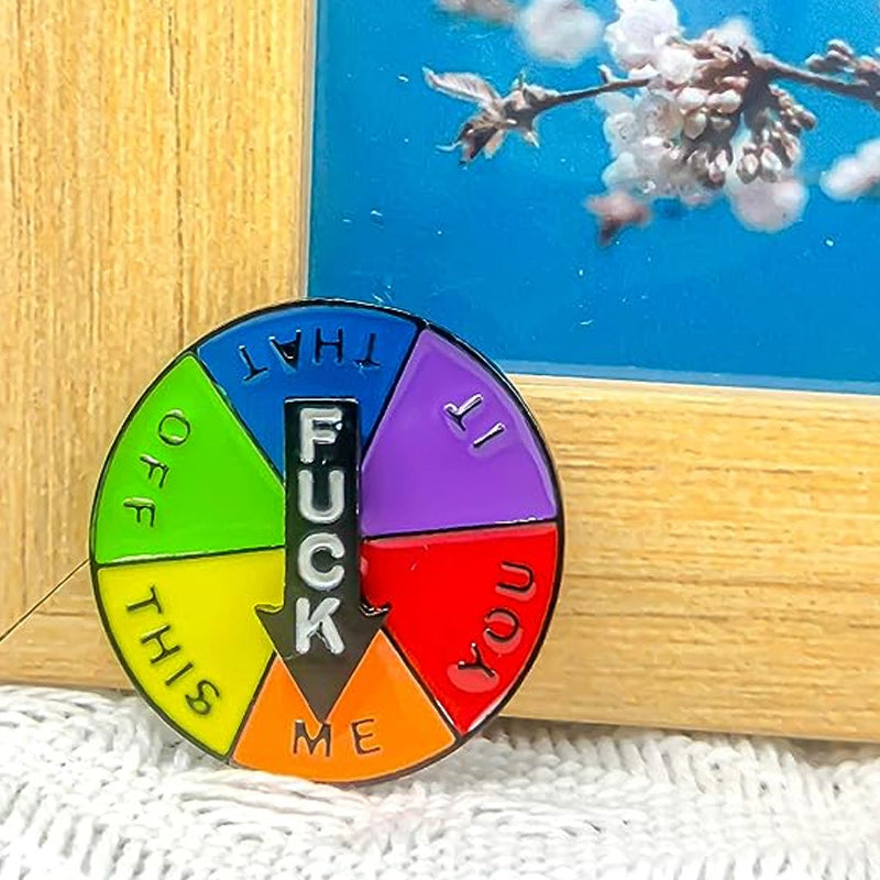 Spinning Anxiety Relief Brooch Pin