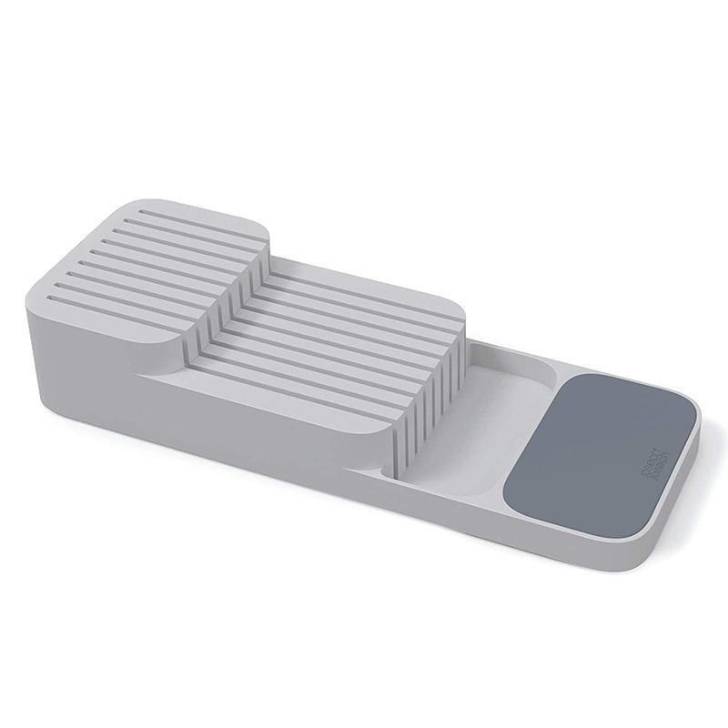 Knife Storage Tray for Kitchen Drawers - Double Layer Organizer for 9 Knives