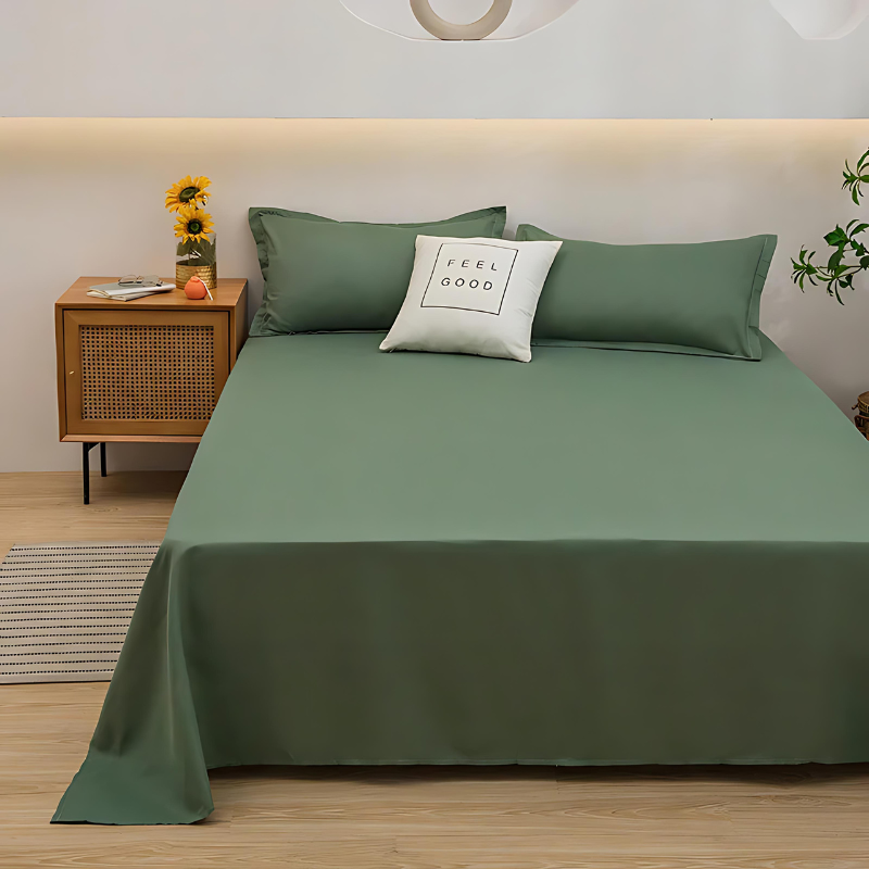 Premium Linen Fitted Bed Sheet - Breathable and Durable