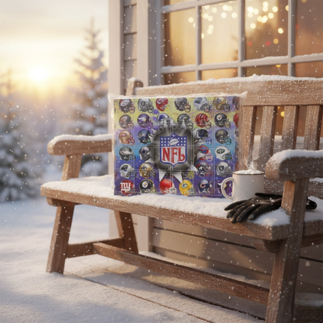 Football-Themed Advent Calendar with 24 Collectible Surprises