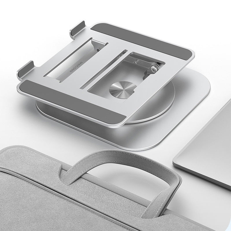 Adjustable Aluminum Laptop Stand with 360° Rotation