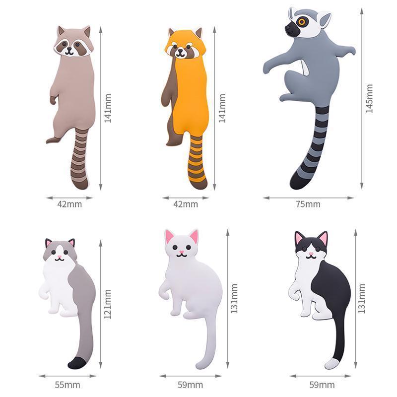 Wild Animalz Wall Hooks - Adorable 3D Animal Decor