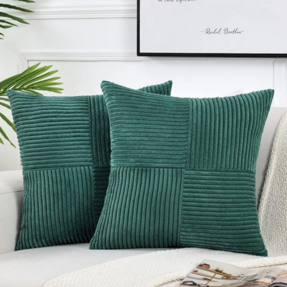 Rustic Soft Corduroy Cushion Cover