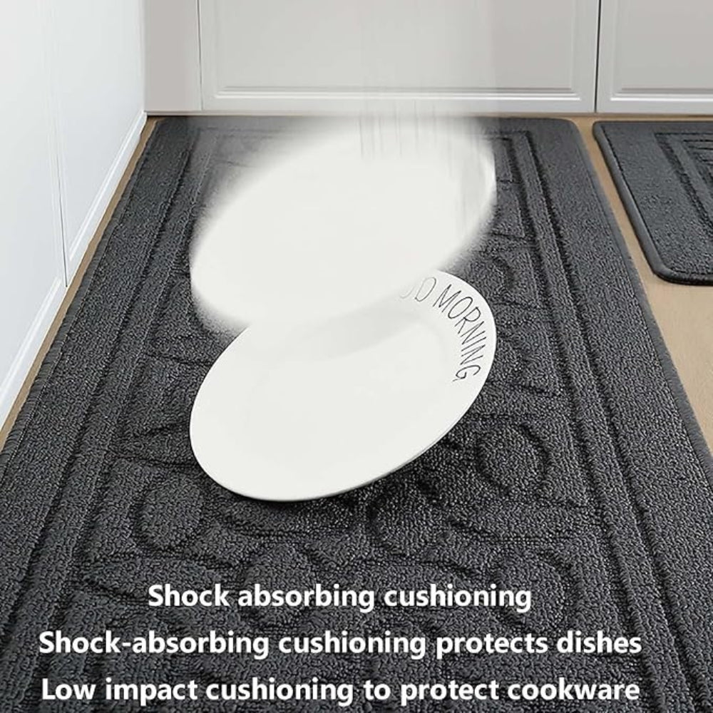 Ergonomic Cushioned Floor Mat with Non-Slip Surface