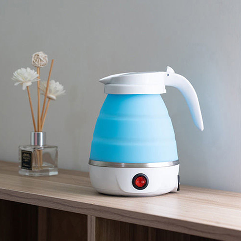 Portable Foldable Silicone Travel Kettle with Universal Plug