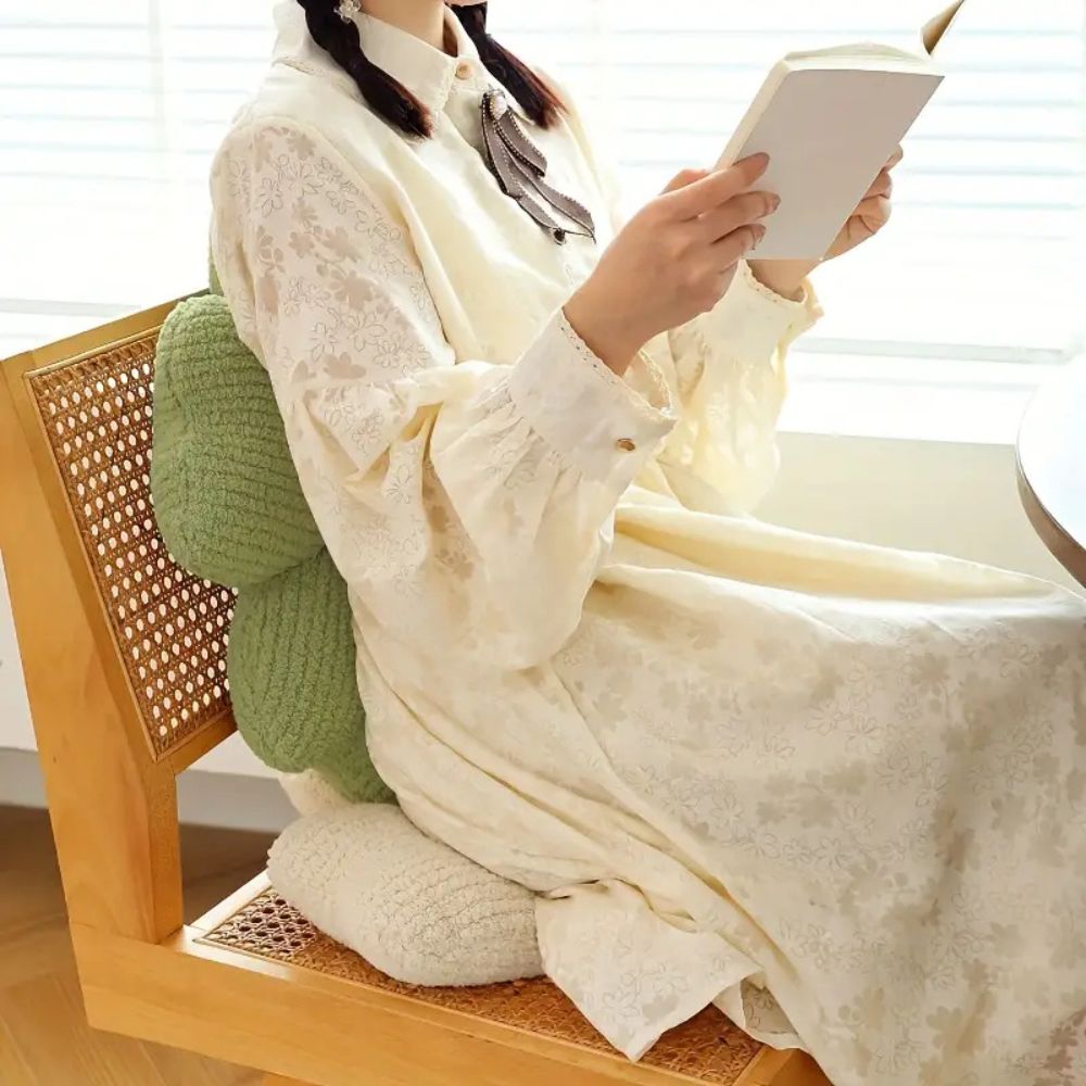 Flower Shaped Microfiber Cushion for Sofas and Chairs