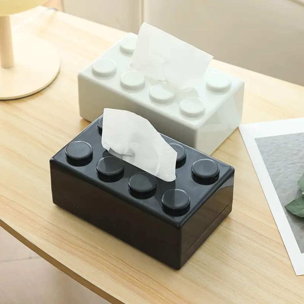 Building Blocks Tissue Holder - Colorful ABS Design