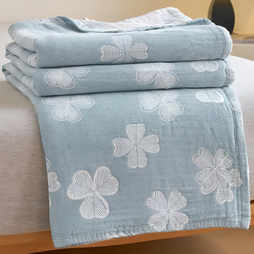 Organic Cotton Gauze Blanket for Sensitive Skin