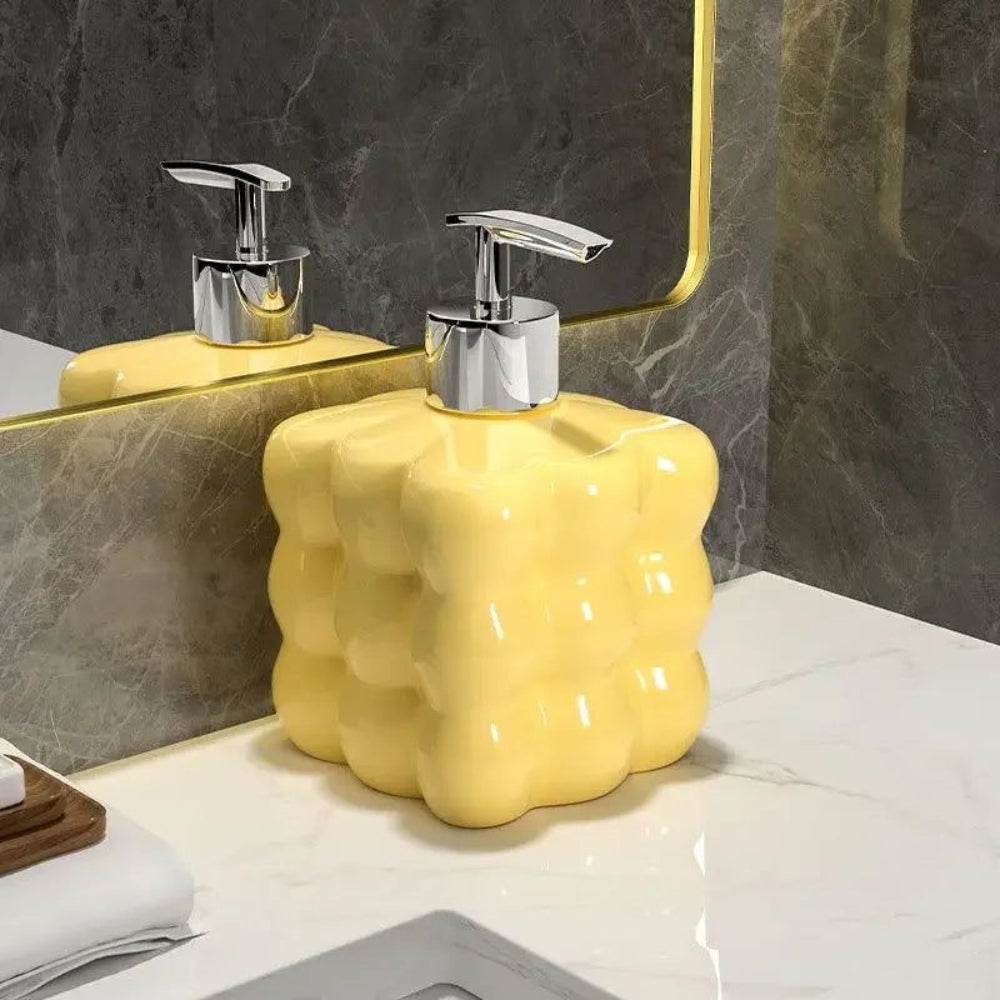 Puff Bubble Glossy Ceramic Soap Dispenser
