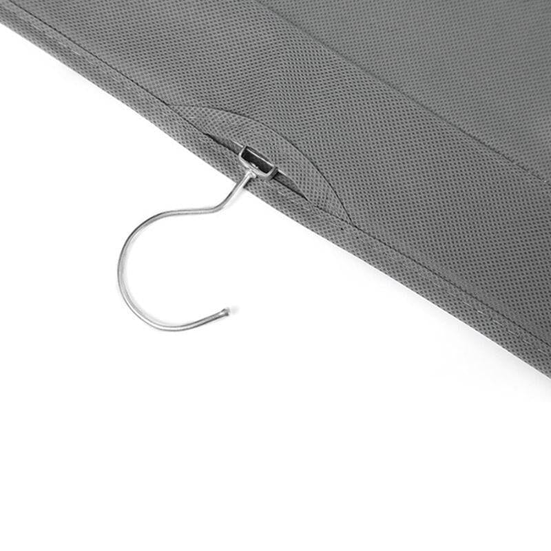 Double-Sided Foldable Wardrobe Organizer with Transparent Pockets