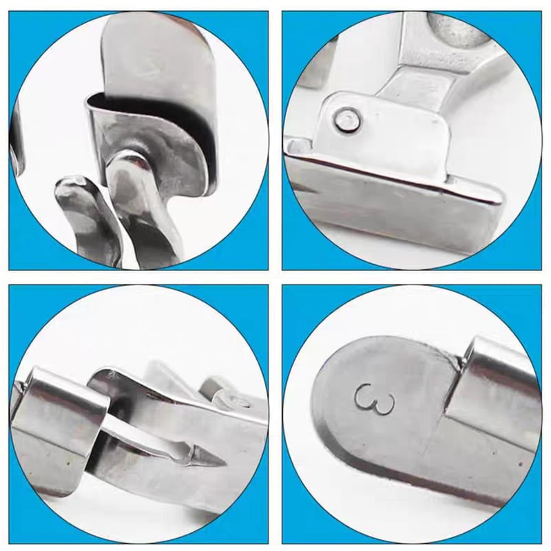 Foldable Sewing Edge Foot for Flat Seam Machines