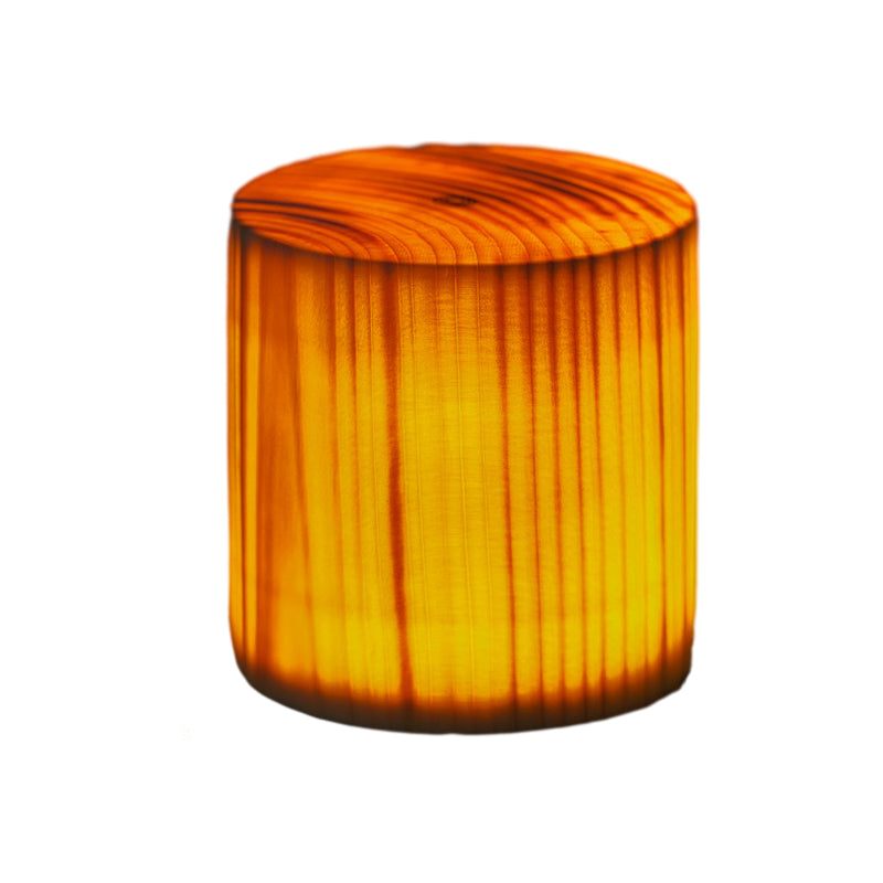 Cordless Touch Control LED Table Lamp with Wood Finish