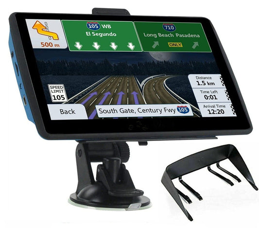 7-Inch GPS Navigation System for Car and Truck with Real-Time Traffic Updates and Voice Guidance