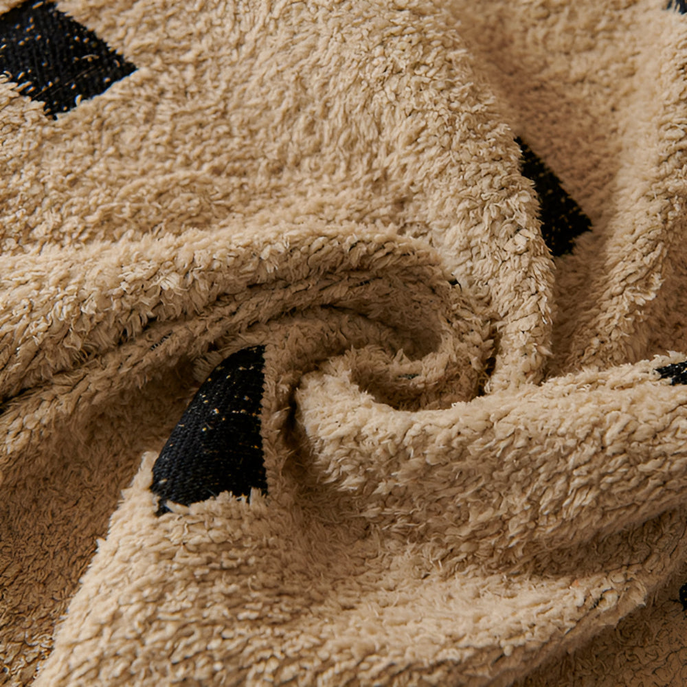 Square Matrix Microfiber Sofa Cover