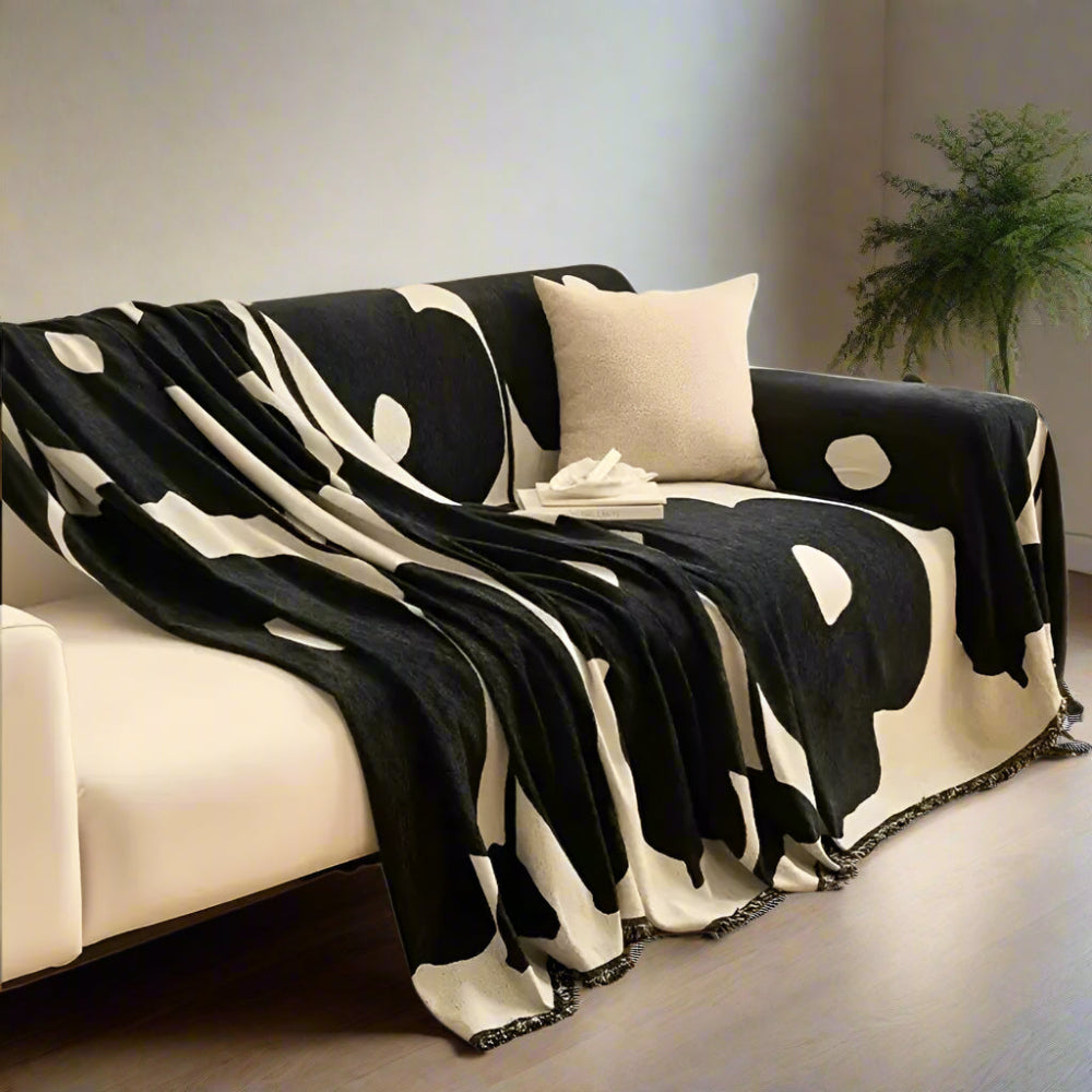 Modern Abstract Chenille Sofa Cover