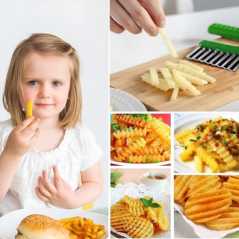 Professional Crinkle-Cut Vegetable Slicer