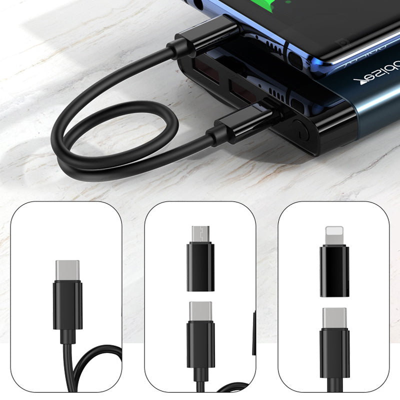 Multifunctional USB Charging Cable with Multiple Connectors