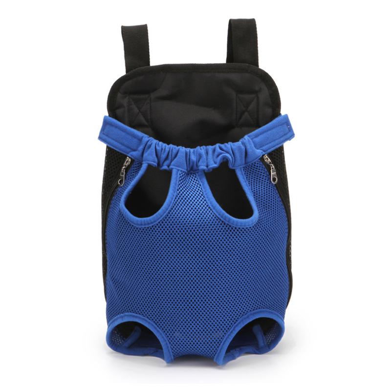 Front Pet Backpack Carrier with Adjustable Straps and Mesh Panels