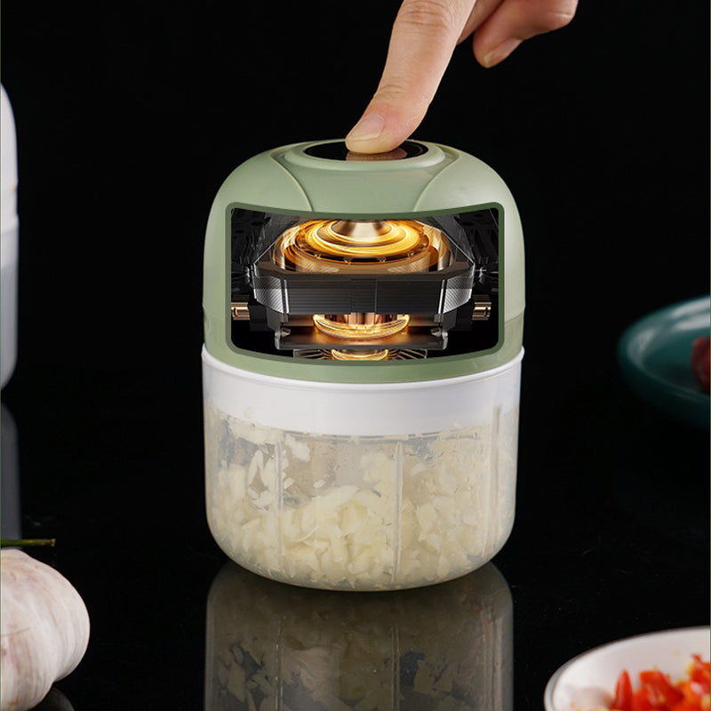 USB Rechargeable Electric Garlic Chopper and Mini Food Processor