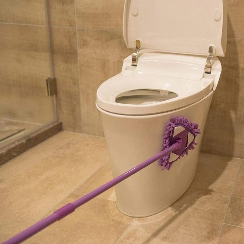 Rotatable Adjustable Triangular Mop with Telescopic Handle