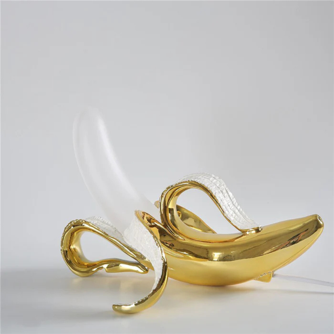 Gold Banana Design LED Table Lamp