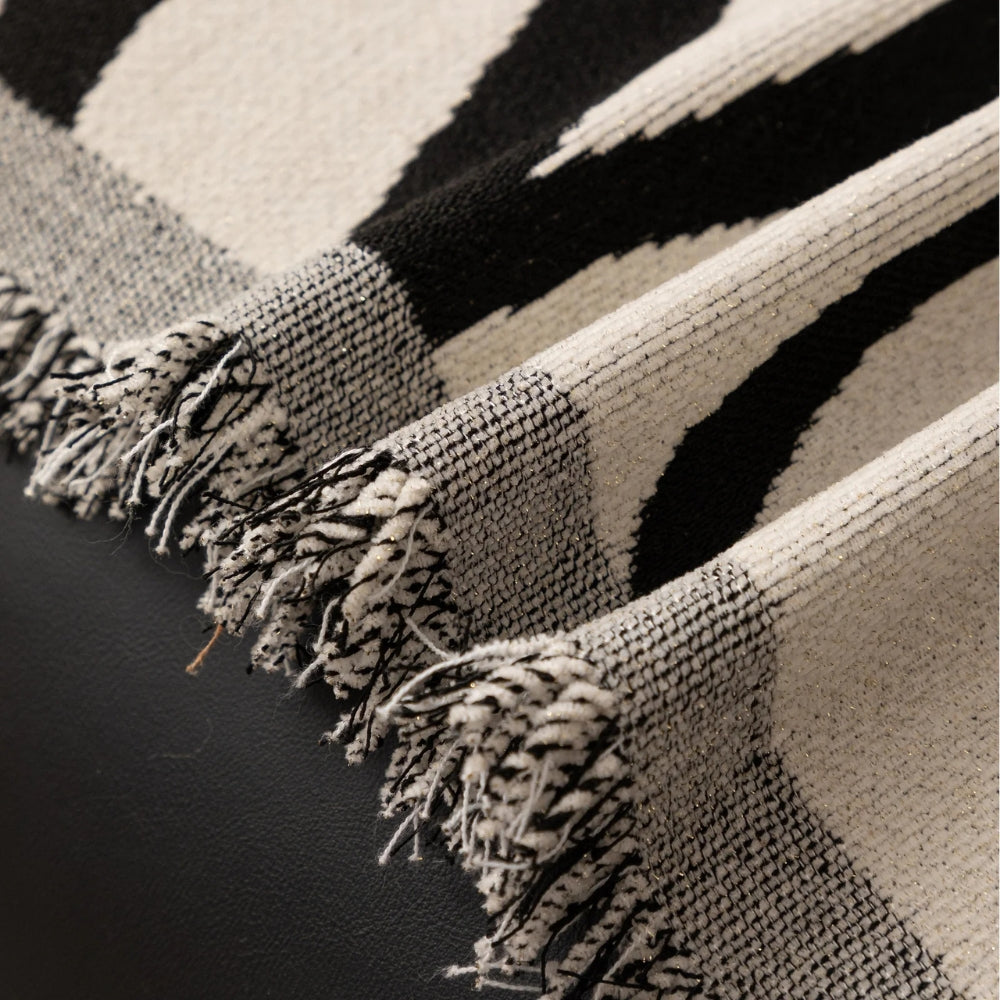 Chenille Sofa Cover with Twilight Branches Design