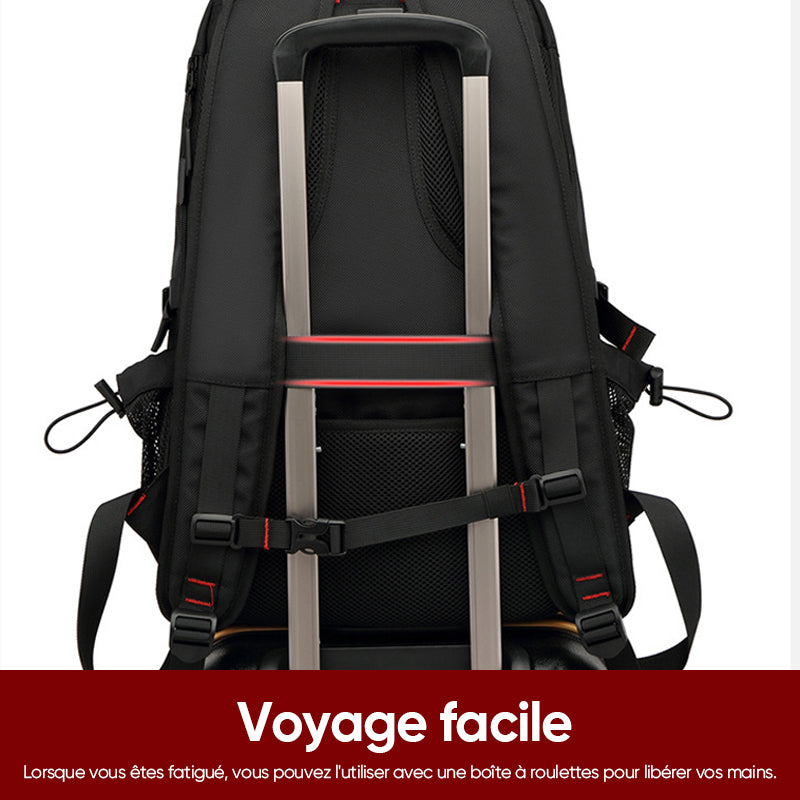 Large Capacity Waterproof Laptop Backpack with USB Charging Port