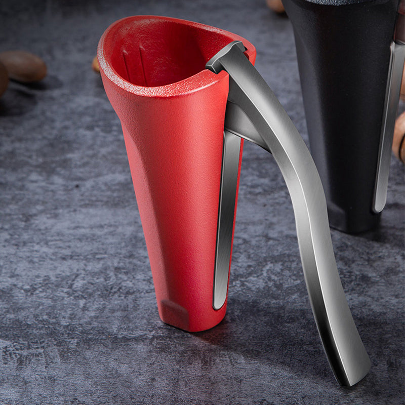 Ergonomic Lever Nutcracker in Red or Black