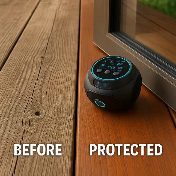 Silent Ultrasonic Rat Repeller for Indoor and Outdoor Use - Covers 3200 Sq Ft