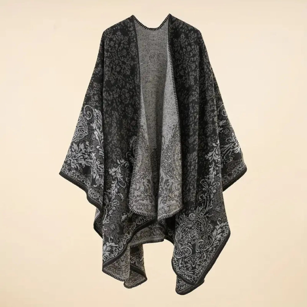 Baroque Jacquard Warm Blanket Shawl