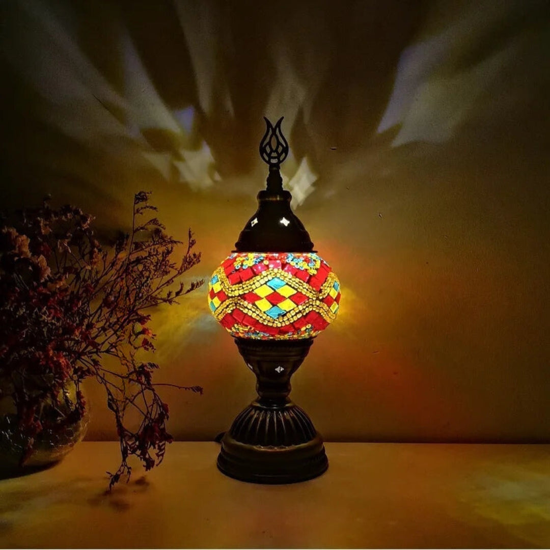 Colorful Handcrafted Mosaic Table Lamp