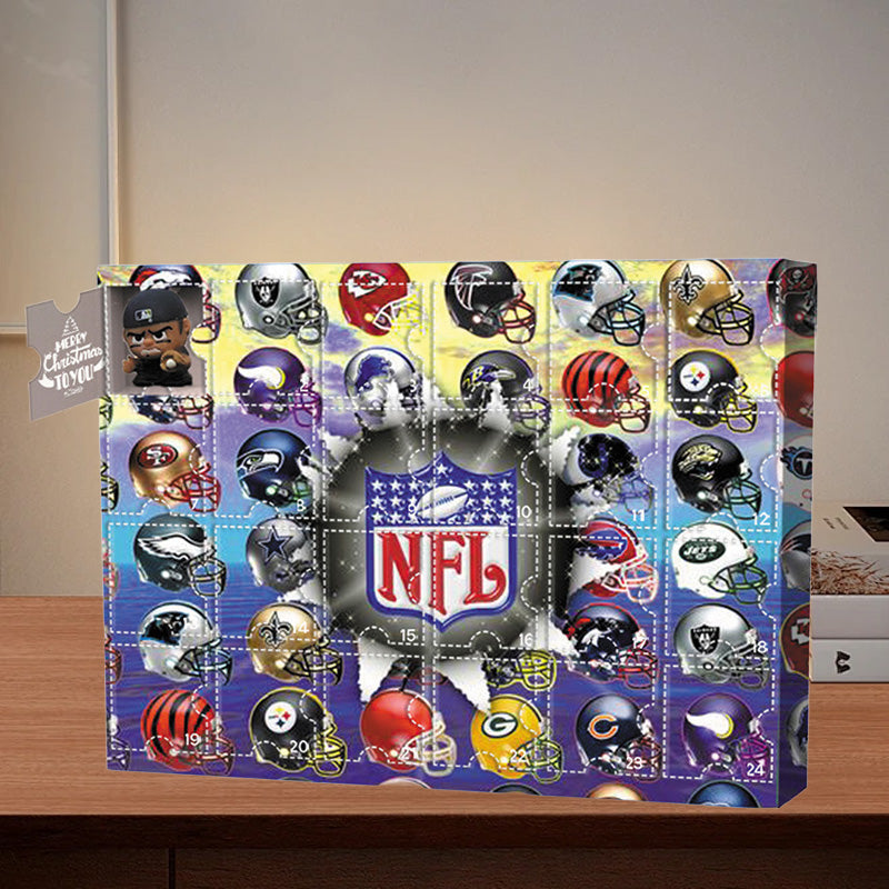 Football-Themed Advent Calendar with 24 Collectible Surprises