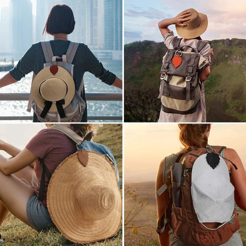 Magnetic Hat Clip with Leaf Design for Travel