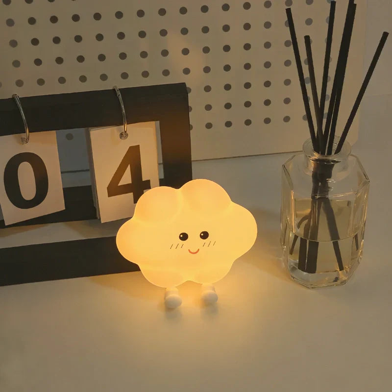 Rechargeable Night Light in Moon, Star, or Cloud Design
