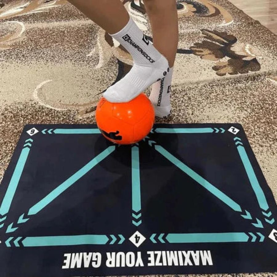 Youth Football Training Mat with Video Coaching Program