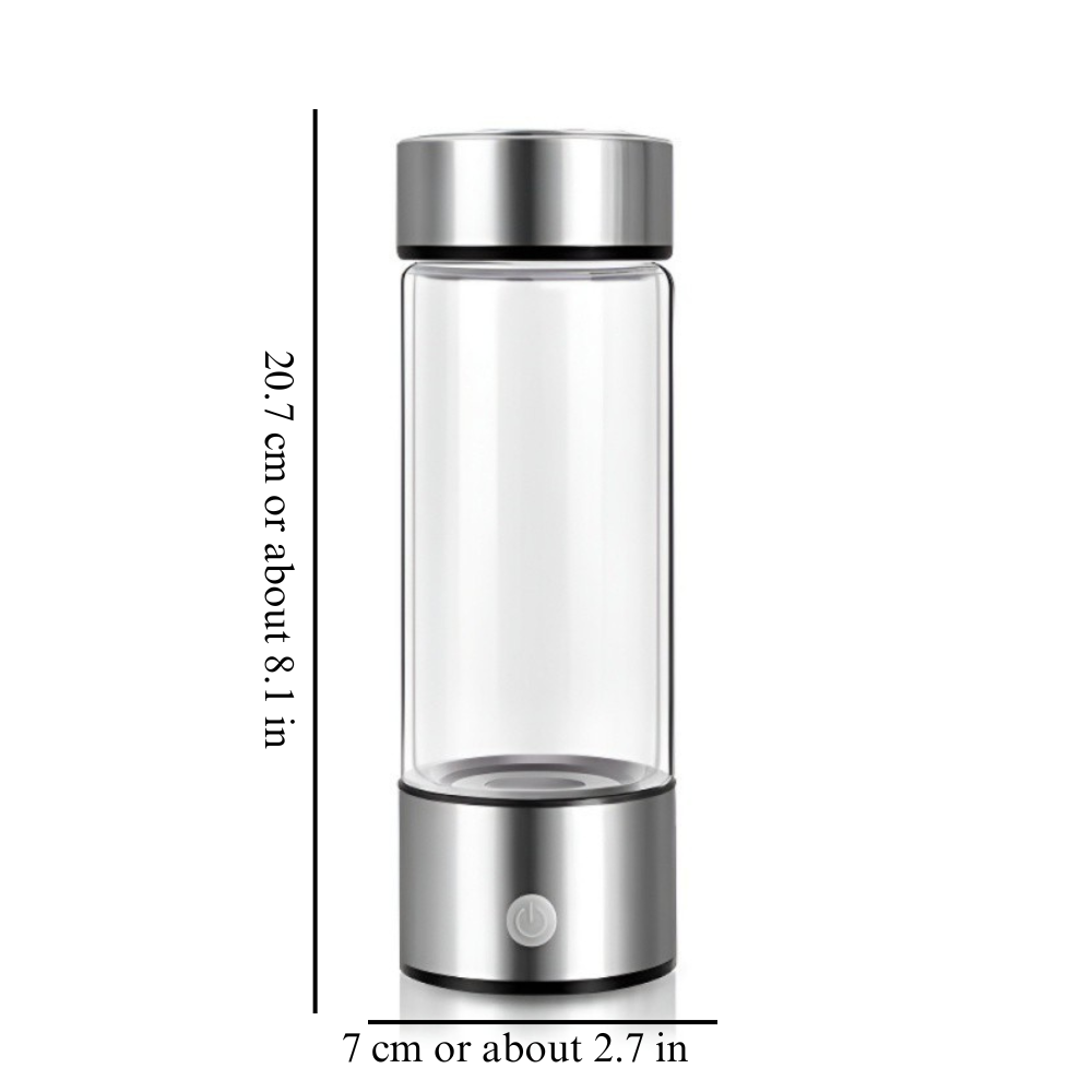 Hydrogen Infused Water Bottle with Self-Cleaning Technology