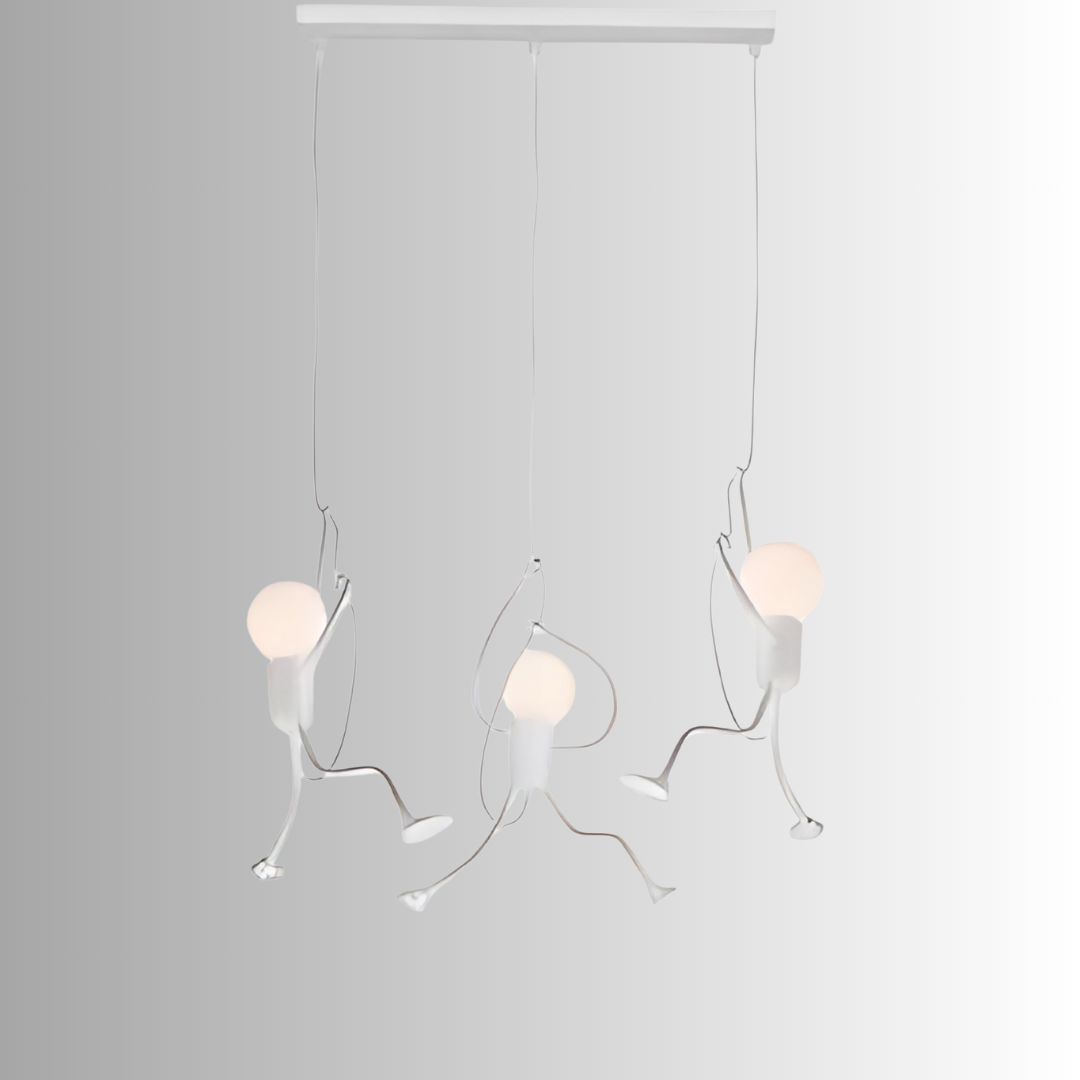 Adjustable Retro Pendant Lamp in Black or White