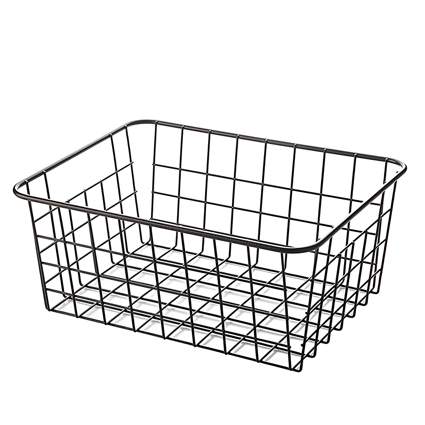 Modern Geometric Wire Storage Basket