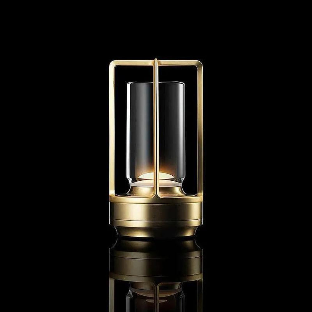 Cordless Rechargeable Crystal Table Lantern with Touch Dimming