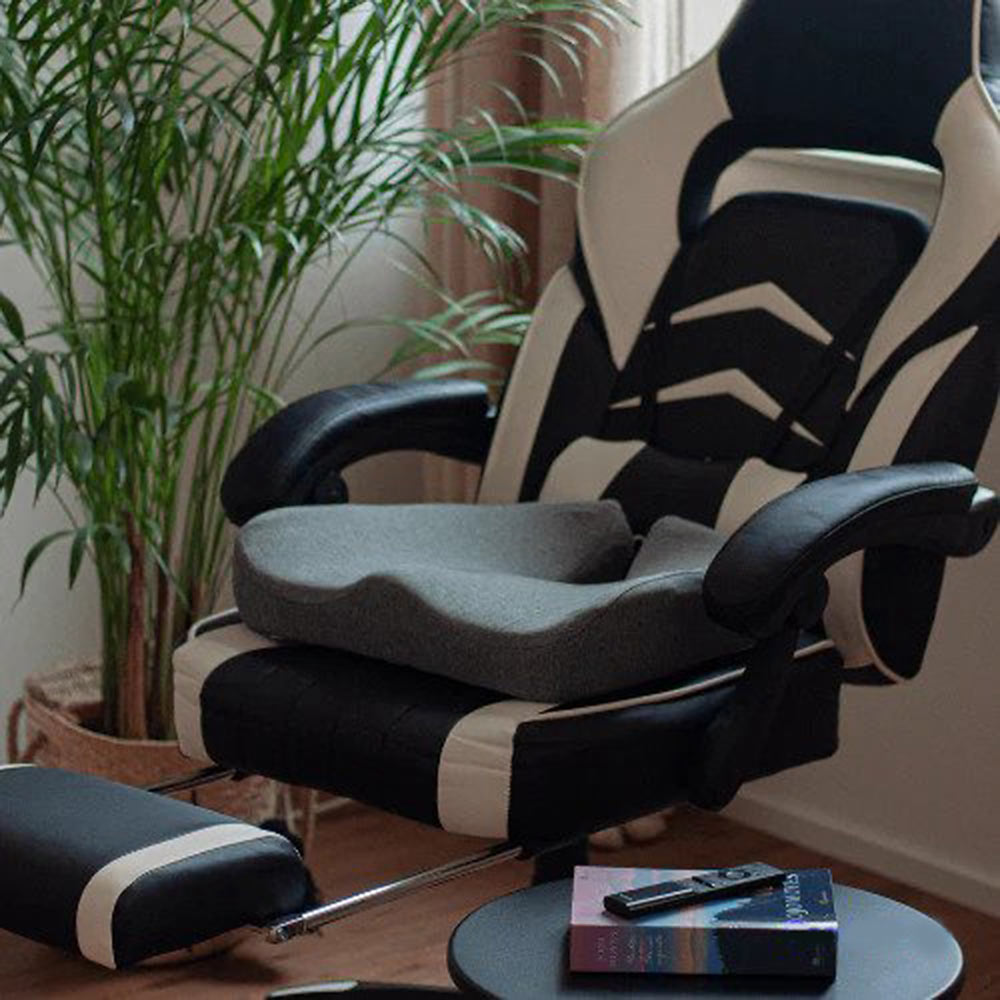 Ergonomic Memory Foam Seat Cushion for Back Pain Relief