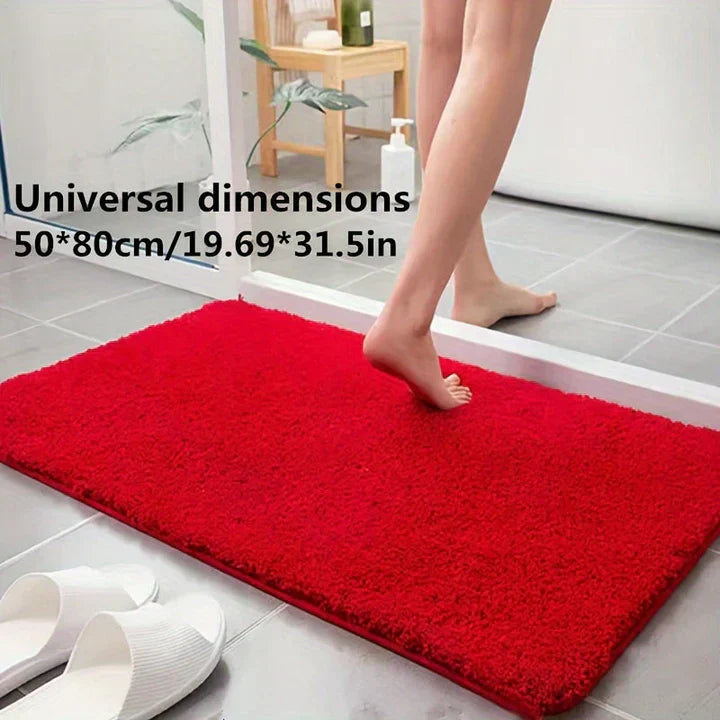 Plush Microfibre Non-Slip Bath Mat