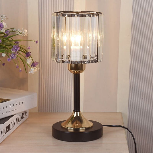 Nordic Crystal Table Lamp with Warm Lighting