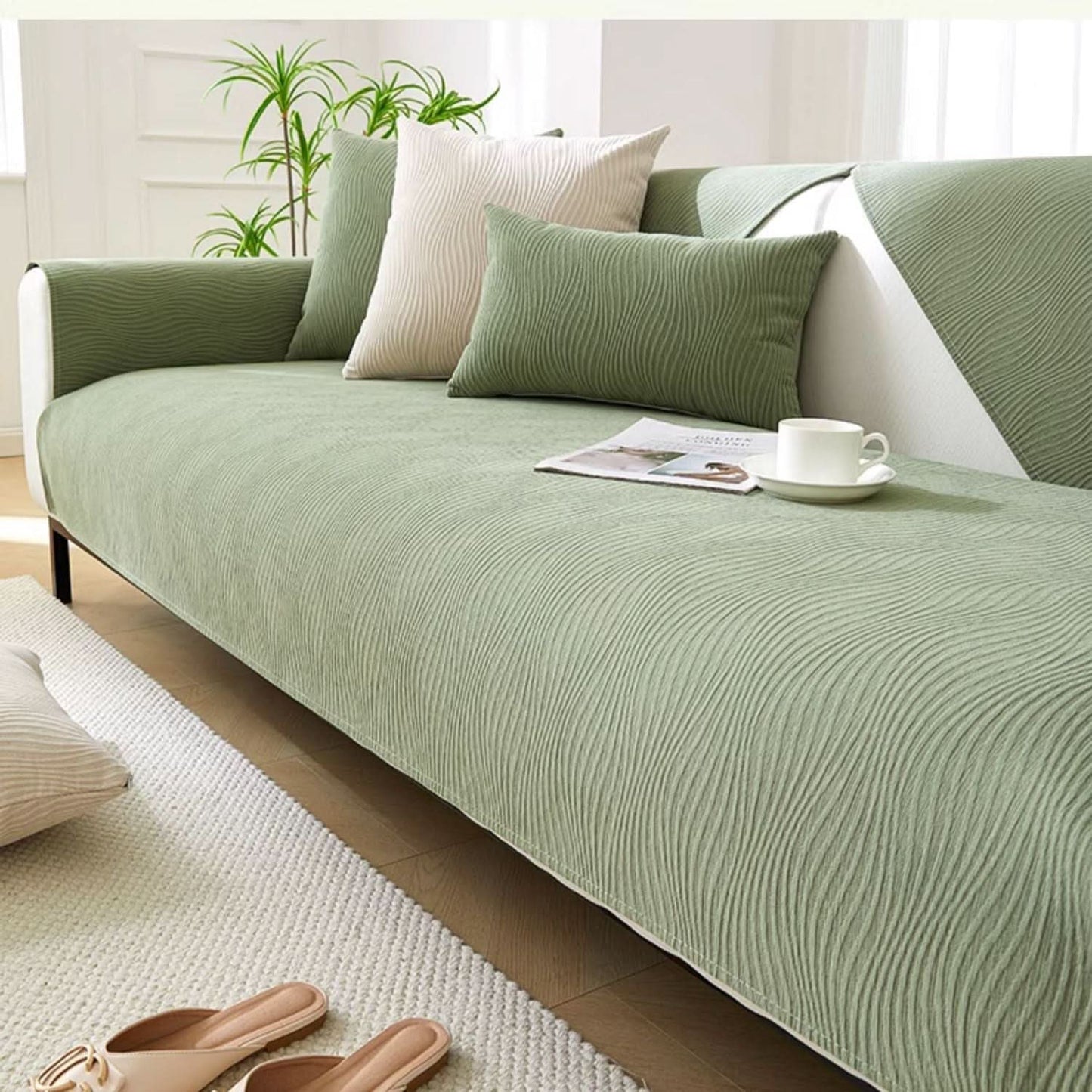 Chenille Non-Slip Sofa Cover for Stylish Protection