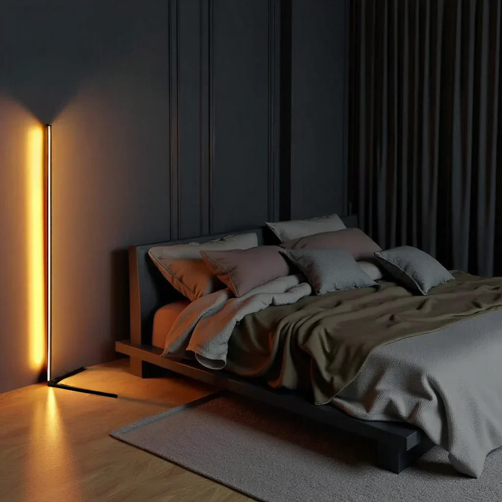 Minimalist Adjustable LED Floor Lamp with Remote Control