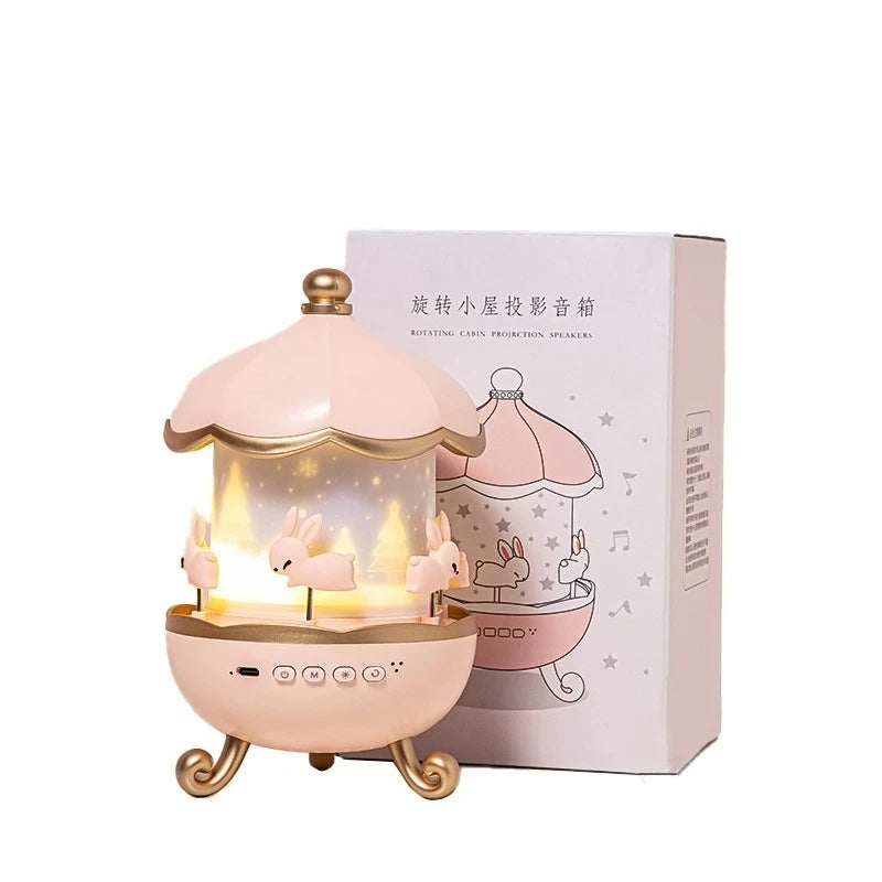 Magical Bunny LED Night Light Projector for Kids